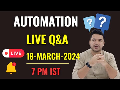 Automation Testing Q&A Session - New Batch Announcement For Selenium With Java