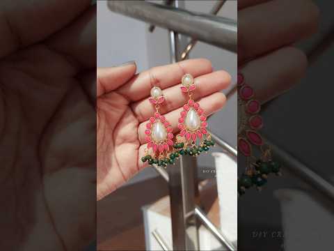 Diy Earrings Making #diy #diyjewellerymaking #shorts #earrings #shortsfeed #shortsviral