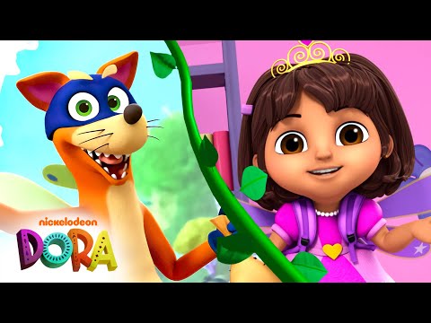 Dora Saves Fairytale Land! #6 🐭 Ratoncito Pérez with Tooth Fairy Swiper! | Dora & Friends