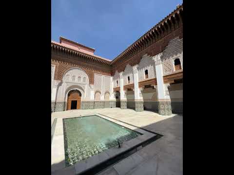 Mederassa Ben Youssef-Marrakech #travel #morocco #vlog #adventure #school