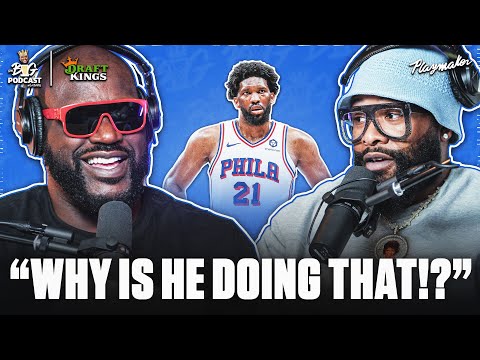 Shaq Reacts To Joel Embiid Weird Free Throw Routine…