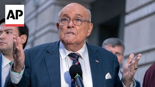 Rudy Giuliani settles legal fight with former Georgia election workers