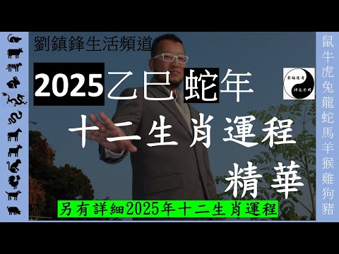 2025年十二生肖運程 精華|鼠牛虎兔龍蛇馬羊猴雞狗豬|劉鎮鋒生活頻道