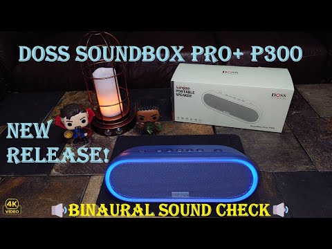 New Release! DOSS Soundbox Pro+ P300 Bluetooth Speaker Unboxing 📦First Look, Binaural Sound Check