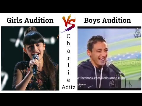 Girls Audition Vs Boys Audition || Girls Singing Vs Boys Singing !! Memes #viralmemes