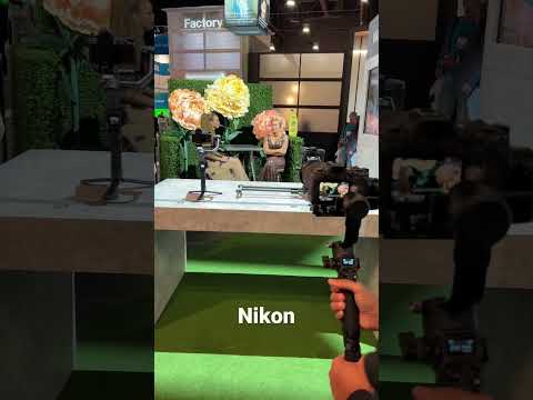 Nikon camera / taking video / CES 2023