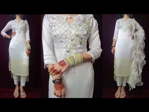 Models inspired dress cutting & stitching/front open/party wear dress designs #new #viral #dress