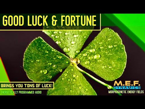 Attract Good Luck Wealth & Fortune ! (Morphic Field Audio)