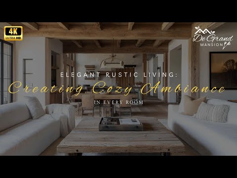 Elegant Rustic Living: Creating Cozy Ambiance in Every Room