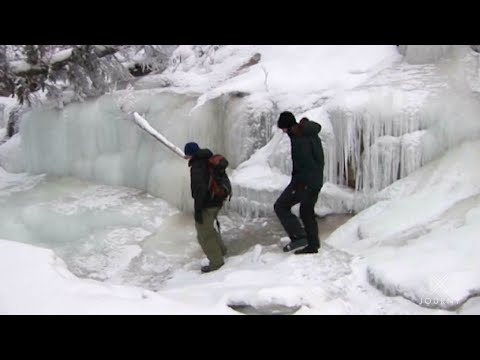 Walking on Ice in Alberta | Andiamo Uptown