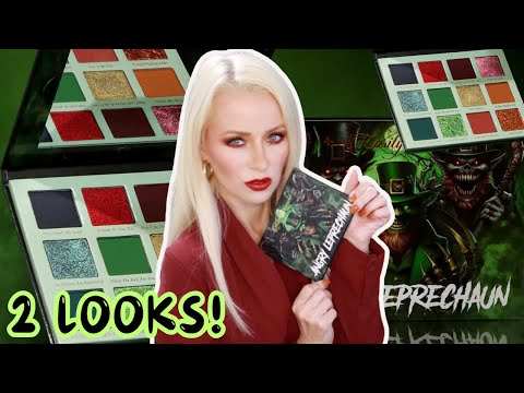 NEW Klarity Kosmetics ANGRY LEPRECHAUN Palette Review + 2 Looks