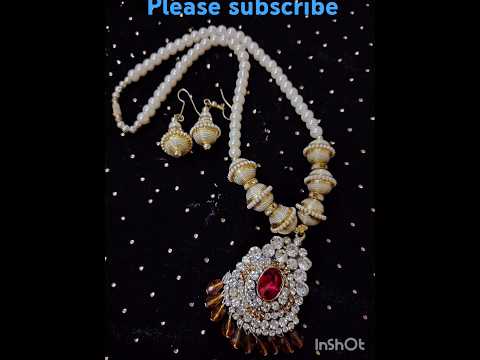 #How to make necklace #making at home