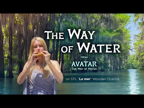 The Way of Water Theme from Avatar: The Way of Water on STL Wooden Ocarina “La Mer”