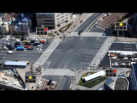 日本交通燈運作 日本紅綠燈 Traffic Light Signal in Japan 日本の交通信号機