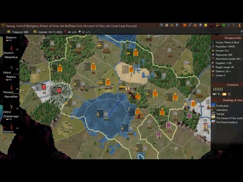 Dominions 6 Warhammer mod: Nightgoblin SP stream 2