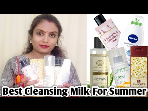 BEST CLEANSING MILK FOR SUMMER🌞🏖️ | TOP 5 CLEANSING MILK FOR ALL SKIN TYPES | GROWING SILENTLY