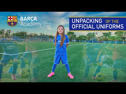 Barça Academy Pro Miami Unpacking of the Official Uniforms (First reaction) 🔵🔴⚽