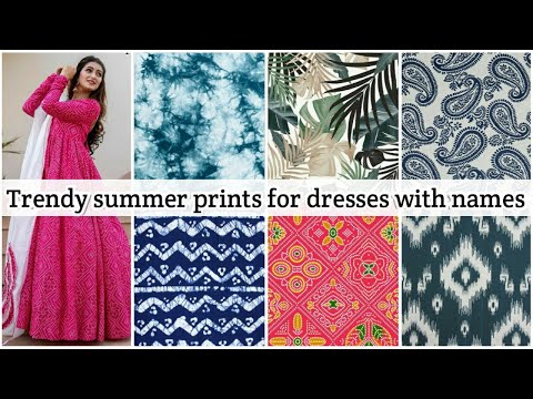 Trendy summer prints for dresses with names • Ajrakh, Kalamkari, Bandhni, Batik etc. • STYLE POINT