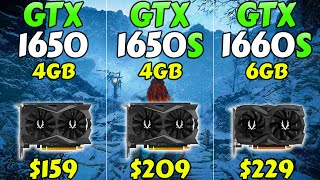 GTX 1650 GDDR6 vs 1650 Super vs 1660 Super - Test in 25 Games + FSR Benchmarks