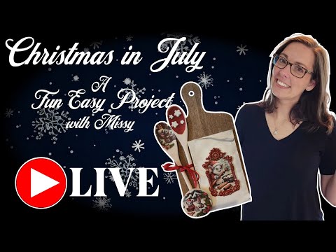 Christmas in July Easy to Make Crafts with Missy #replay