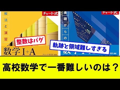 【確率？整数？】高校数学で一番難しいのは？【大学受験】【視聴者アンケート】