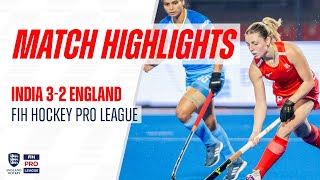 FIH Hockey Pro League | India vs England Match Highlights