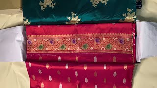 Pure Katan Silk Saree | banarasi saree | @JMSHandlooms