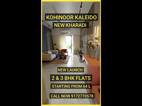 Kohinoor kaleido | New Kharadi | 2 & 3 bhk starting 64 L | Call 9172770578 | #shorts #Kohinoork  💥