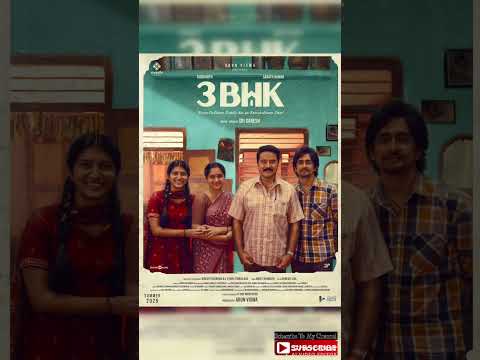 Presenting you the  first look of #3BHK #sidharth #sarathkumar #tamil