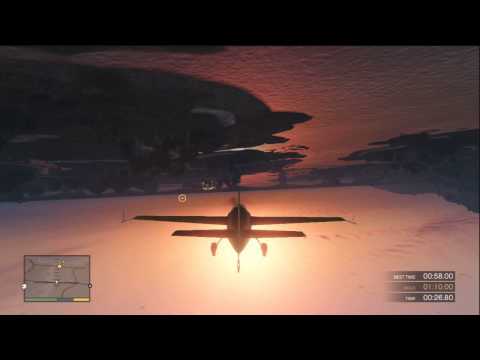 Grand Theft Auto V - Stunt Plane Time Trials - 'Bridge Binge' Gold Medal