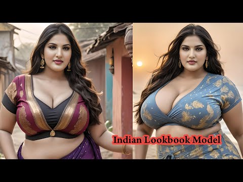 [4K] Middle East Ai Lookbook - Indian Lookbook Model - Plus Size Model