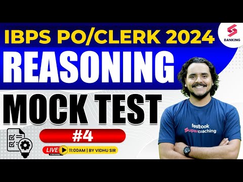 IBPS RRB PO/ CLERK 2024 | Reasoning Mock Test -4 | RRB Reasoning Most Expected Question | Vidhu Sir