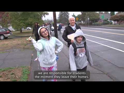 PBOT's Safe Routes to School with Superintendent Armstrong at Whitman ES