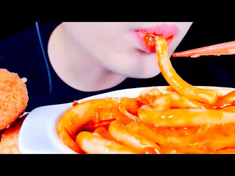 ASMR Crispy Corn Dog, Rice Tteokbokki Eating Vlog, 바삭한 콘도그, 쌀떡볶이 먹기 @jejeasmr7707