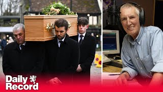 Legendary Radio 2 DJ Johnnie Walker laid to rest as showbiz friends and family say final farewell