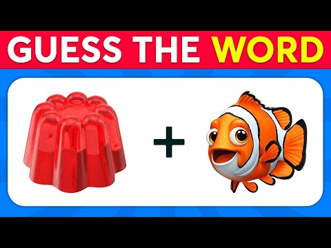 Guess the WORD by Emojis? 🤔 Emoji Quiz