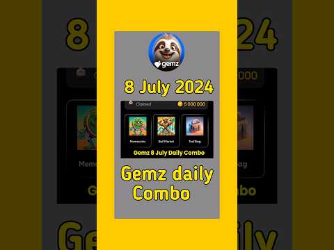 8 July Gemz daily combo