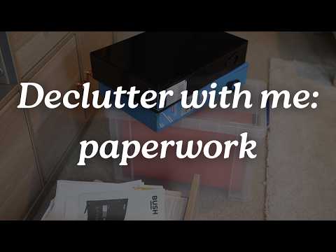 declutter with me paperwork and utility bills #declutter #declutterandorganize