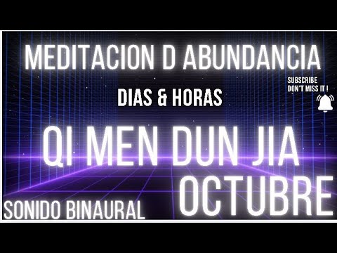 La clave para que qi men dun jia manifieste abundancia en OCTUBRE