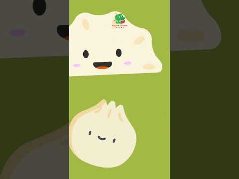 The Dumpling Song 饺子歌 by A Little Chinese #chineseforkids #learnchinese #dumplings #饺子 #shorts