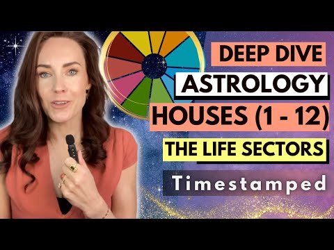 Astrology Houses | Deep Dive of Life Sectors Influenced | ALL HOUSES (1-12)