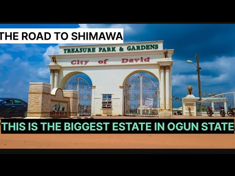 WHAT SHIMAWA ROAD LOOKS LIKE  | CITY OF DAVID  -THE BIGGEST HOUSING ESTATE IN OGUN STATE NIGERIA