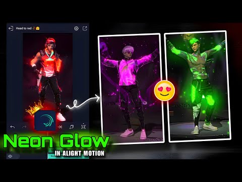 How To Make Glow Like Me Head to red In Alight Motion | @HEAD-TO-RED Ki Tarah Shorts Kaise Banaye