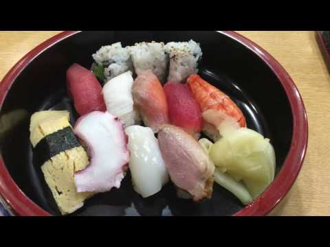 アキーラさん堪能①東京・九段下・江戸銀にて寿司（昼食セット）,Sushi in Edogin in Tokyo,Japan