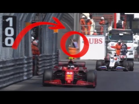 When you drop your camera on track during the Monaco Grand Prix...