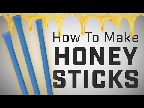 How To Make Honey Sticks (Straws)