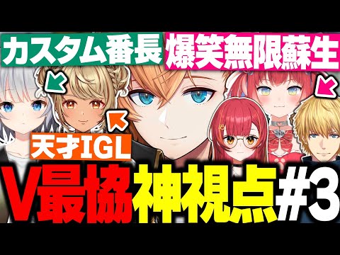 【V最協S6】V最練習カスタム神視点まとめ Day3【渋谷ハル/にじさんじ/ホロライブ/ぶいすぽ/ネオポルテ/V最エペ/切り抜き】