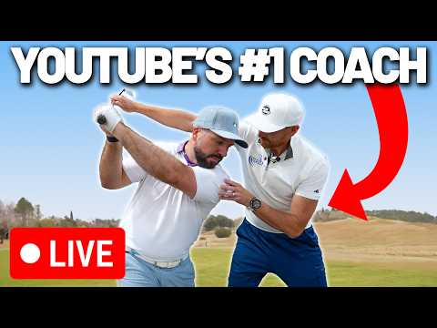 YouTube's #1 Coaches TRANSFORMED My Golf Swing!!! (Live Lesson)