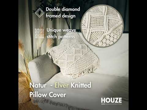 HOUZE | Natur Knitted Pillow Cover