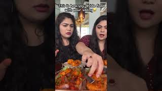 How to divide MOMOS without cheating? 😂😈 #funnyshorts #youtubeshorts #foodshorts #shorts #ytshorts